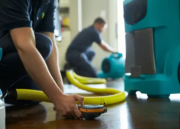 water damage restoration service McKenney